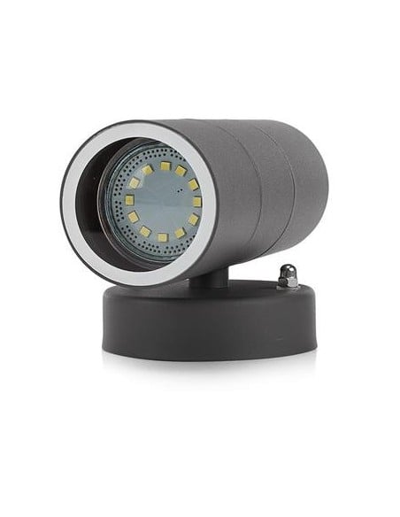 Smartwares GWL-176-HG Luz de pared LED bidireccional 10.048.07 kiwiku.com