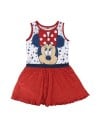 Vestido lunares ideal para ir a la playa de minnie , Color Rojo