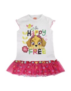 Vestido paw patrol, Color Blanco, 2200002669 kiwiku.com