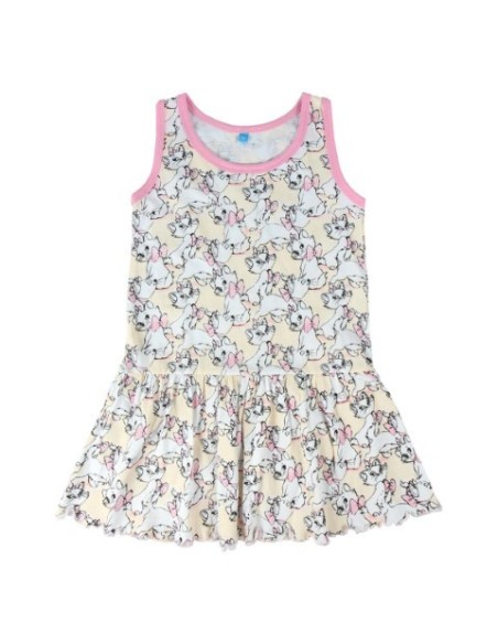 Vestido clasicos disney marie, Color Blanco, 2200003508 kiwiku.com