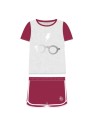 Pijama corto algodón harry potter, Color Gris 2200003713