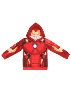 Sudadera con capucha avengers iron man, Color Rojo 2200003009 kiwiku.com