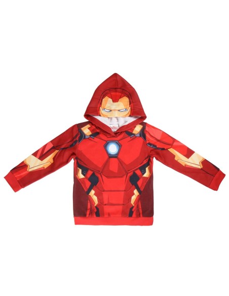 Sudadera con capucha avengers iron man, Color Rojo 2200003009 kiwiku.com