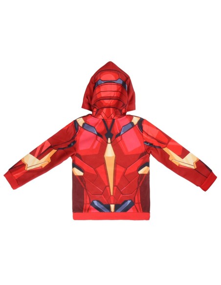 Sudadera con capucha avengers iron man, Color Rojo 2200003009 kiwiku.com