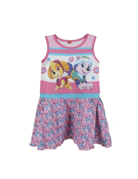 Vestido paw patrol , Color Rosa, Talla 3 AÑOS 2200001966_T03A-C07 kiwiku.com