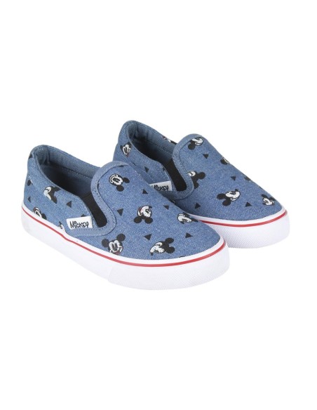 Zapatilla loneta vulcanizada mickey, Color Perla 2300003696 kiwiku.com