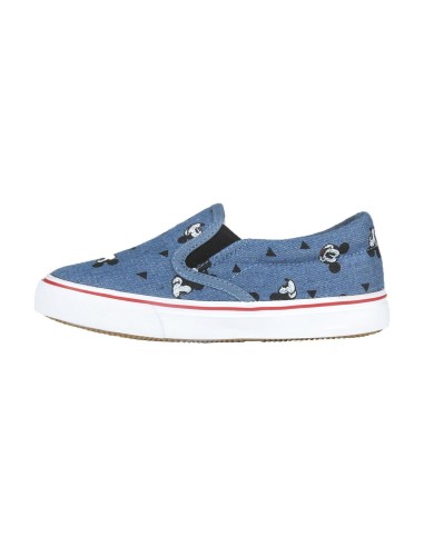 Zapatilla loneta vulcanizada mickey, Color Perla 2300003696 kiwiku.com
