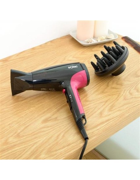 Solac SH7090 Fast Dry - Secador ultra rápido, 2400 EcoW potencia 2000W S90005100 kiwiku.com