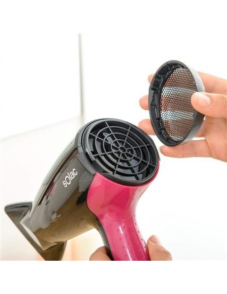 Solac SH7090 Fast Dry - Secador ultra rápido, 2400 EcoW potencia 2000W S90005100 kiwiku.com