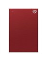 Seagate - Disco Duro Externo para PC y Mac 1 TB USB 3.0 2,5" Color Rojo