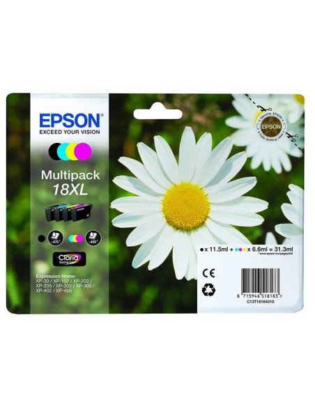 Cartucho de tinta Original EPSON Margarita C13T18164012 18XL, 4 Colores C13T18164012 kiwiku.com