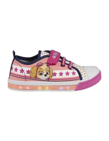 Zapatilla loneta luces paw patrol, Color Rosa 2300002439 kiwiku.com