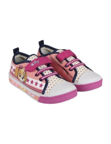 Zapatilla loneta luces paw patrol, Color Rosa 2300002439 kiwiku.com