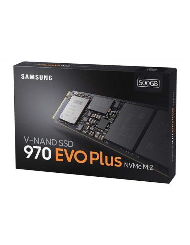 Disco duro SSD Samsung 970 EVO Plus 500GB NVMe M.2 MZ-V7S500BW kiwiku.com