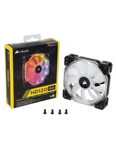 Ventilador de PC Corsair HD120 RGB LED 120mm y alto rendimiento CO-9050065-WW kiwiku.com 2