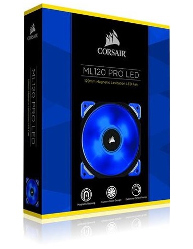 Ventilador para PC Corsair ML120 Pro 120 mm Azul CO-9050043-WW kiwiku.com