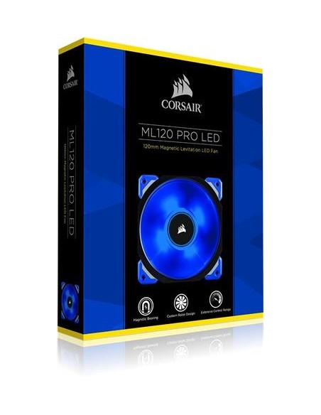 Ventilador para PC Corsair ML120 Pro 120 mm Azul CO-9050043-WW kiwiku.com