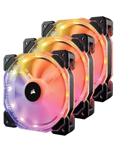 Ventilador de PC Corsair HD120 RGB LED 120 mm LED RGB - Pack de 3 unidades CO-9050067-WW kiwiku.com