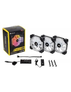 Ventilador de PC Corsair HD120 RGB LED 120 mm LED RGB - Pack de 3 unidades CO-9050067-WW kiwiku.com 2