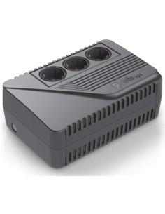 Sai offline riello iplug se 600 - 600va - 3 tomas schuko - tamaño compacto - reinicio automático IPGSE kiwiku.com