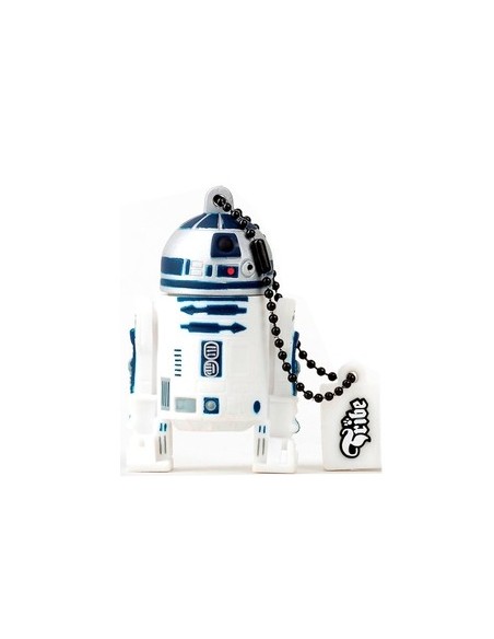 Tribe Star Wars Pendrive - Memoria USB Flash Drive 2.0, de goma, de 8 GB con llavero, diseño R2D2: Kiwiku.com: Informática
