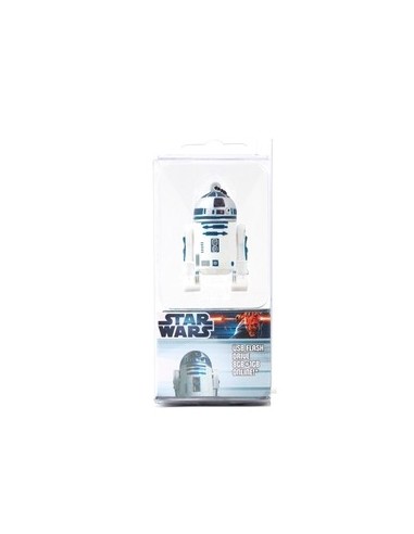 Tribe Star Wars Pendrive - Memoria USB Flash Drive 2.0, de goma, de 8 GB con llavero, diseño R2D2: Kiwiku.com: Informática