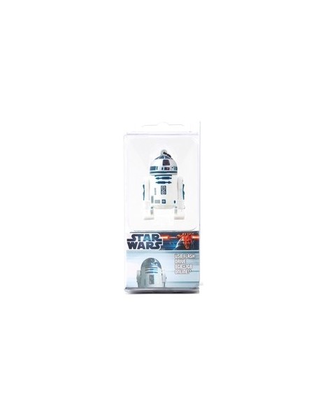 Tribe Star Wars Pendrive - Memoria USB Flash Drive 2.0, de goma, de 8 GB con llavero, diseño R2D2: Kiwiku.com: Informática