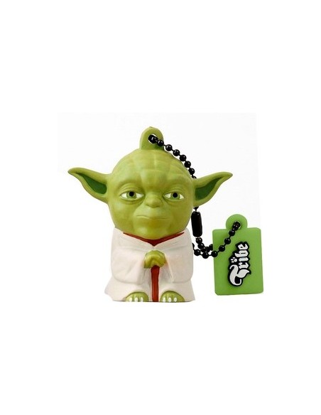 Tribe Star Wars - Memoria USB Flash Drive 2.0 de 8 GB con llavero, diseño Yoda: Kiwiku.com: Informática
