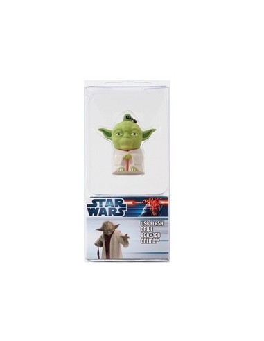 Tribe Star Wars - Memoria USB Flash Drive 2.0 de 8 GB con llavero, diseño Yoda: Kiwiku.com: Informática