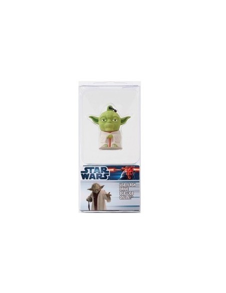 Tribe Star Wars - Memoria USB Flash Drive 2.0 de 8 GB con llavero, diseño Yoda: Kiwiku.com: Informática