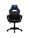 Silla gamer aerocool ac40 air negra y azul diseño en fibra de carbono