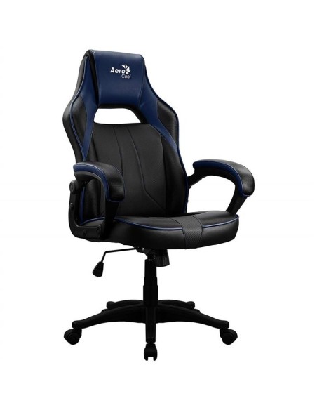 Silla gamer aerocool ac40 air negra y azul diseo en fibra de carbono kiwiku.com