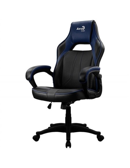 Silla gamer aerocool ac40 air negra y azul diseo en fibra de carbono kiwiku.com