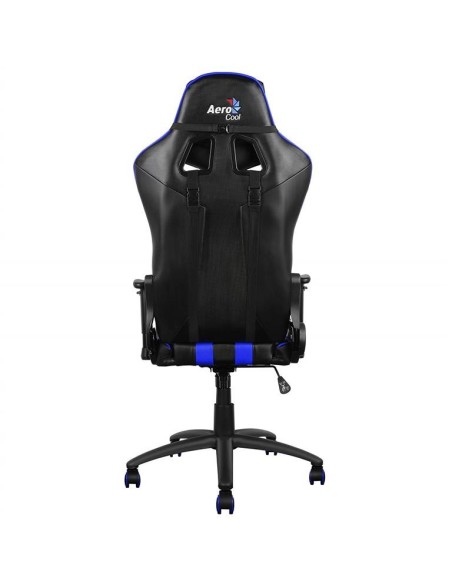 Silla gamer aerocool ac120bb color negro asiento reclinable 180º brazos regulables  kiwiku.com