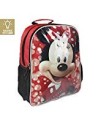 Mochila escolar luces minnie, Color Rojo - 2100002021
