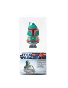 Tribe Star Wars - Memoria USB Flash Drive 2.0 de 8 GB con llavero, diseño Boba Fett: Kiwiku.com: Informática 2