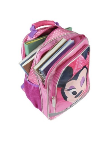 Mochila escolar premium minnie, Color Rosa 2100002257 kiwiku.com
