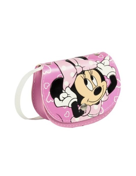 Bolso bandolera minnie , Color Rosa, Talla 125 X 95 X 50 MM 2100001229 kiwiku.com