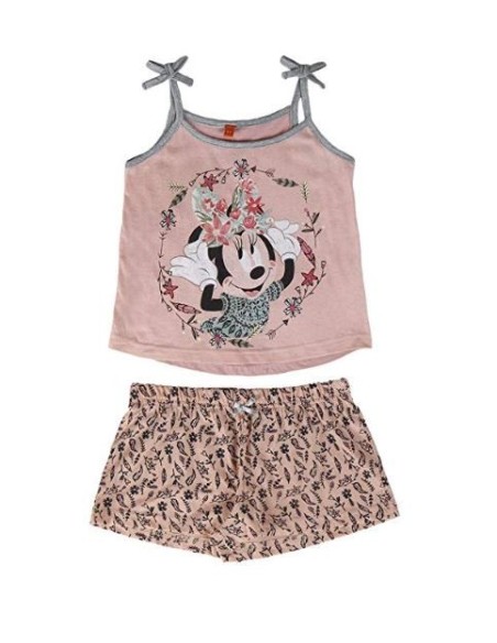 Pijama corto algodÓn minnie, Color Rosa, Talla 3 AÑOS 2200001978_T03A-C07 kiwiku.com