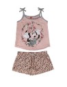 Pijama corto algodón minnie, Color Rosa - 2200001978