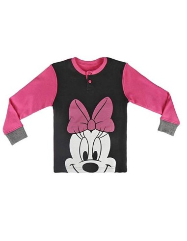 Pijama largo algodÓn premium minnie, Color Rosa, Talla 6 AÑOS 2200002306_T06A-C07 kiwiku.com