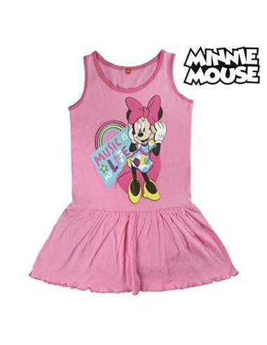 Vestido Minnie Color Rosa Talla 3 Anos T03a C07 Kiwiku Com