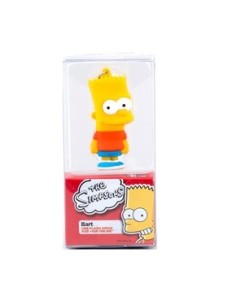 Tribe Los Simpsons - Memoria USB Flash Drive 2.0 de 8 GB con llavero, diseño Bart Simpson: Kiwiku.com: Informática 2
