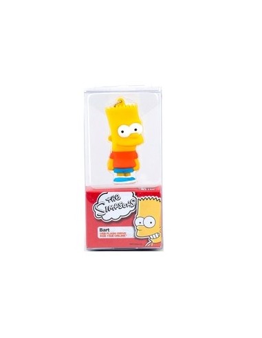 Tribe Los Simpsons - Memoria USB Flash Drive 2.0 de 8 GB con llavero, diseño Bart Simpson: Kiwiku.com: Informática