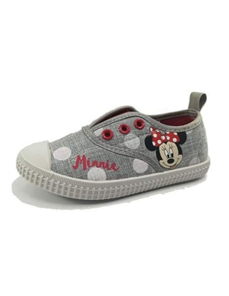 Zapatilla loneta baja minnie , Color Gris, Talla T029 2300002890_T029-C13 kiwiku.com