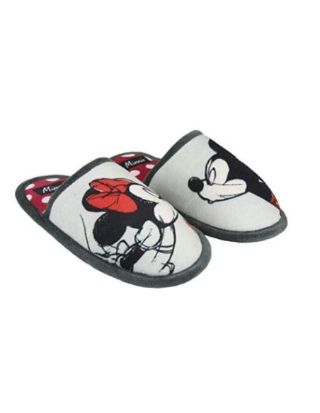 Zapatillas de casa abierta premium minnie, Color Gris, Talla T041 2300003303_T041-C13 kiwiku.com