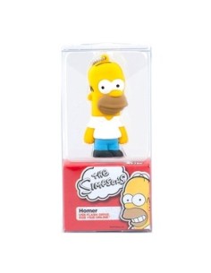 Tribe Simpson Springfield Pendrive - Memoria USB Flash Drive 2.0, de goma, de 8 GB con llavero, diseño Homer Simpson: Kiwiku.com 2