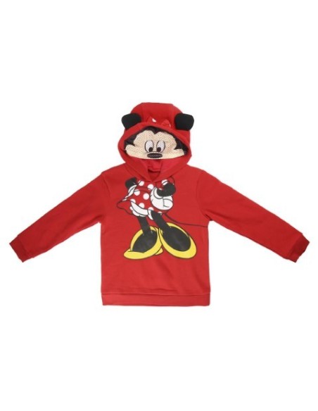 Sudadera con capucha minnie, Color Rojo 2200003006 kiwiku.com