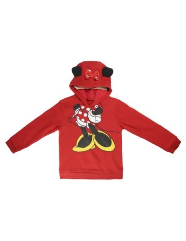 Sudadera con capucha minnie, Color Rojo 2200003006 kiwiku.com