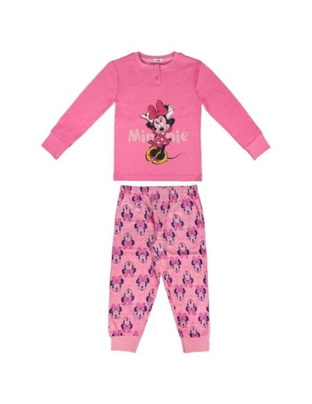 Pijama largo algodÓn premium minnie, Color Rosa, 2200003114 kiwiku.com